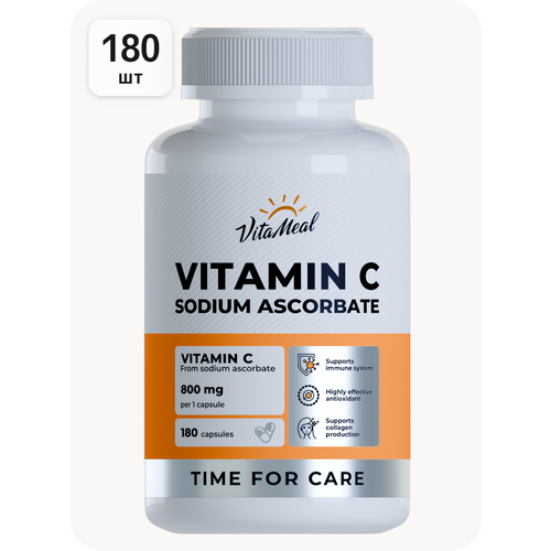 ���������� ������� � �������� ������ 800 �� Vitamin C Sodium ascorbate, 180 ������