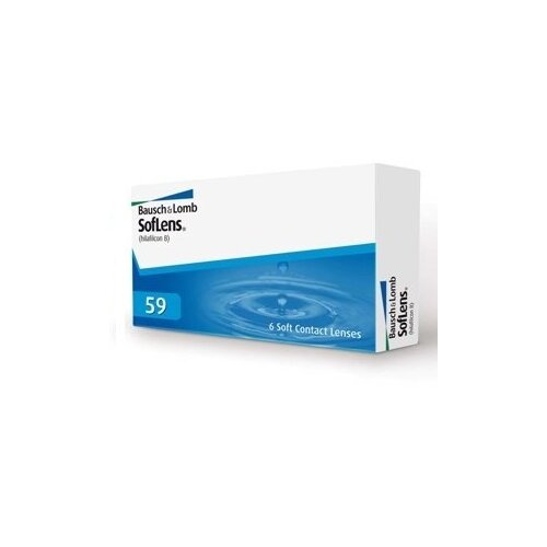   Bausch & Lomb SofLens 59, 6 ., R 8,6, D -2,5   , -, 