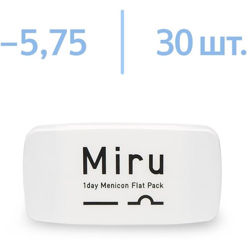   Menicon Miru 1 day Flat Pack, 30 ., R 8,6, D -5,75, 1 .   , -, 