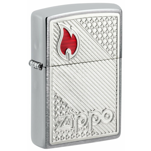  ZIPPO Classic   Brushed Chrome, /, , 38x13x57    , -, 