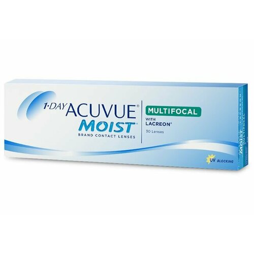 ���������� ����������� ���������� ����� ACUVUE 1-DAY MOIST MULTIFOCAL, 30 ��., R 8,4, D -2,25, ADD: �������, 1 ��.