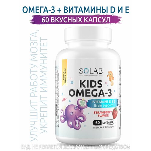  3        SOLAB     Omega 3 + D, E    60    , -, 