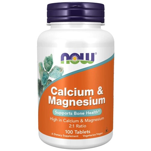  NOW Calcium & Magnesium, 100 , 250 , 100 .   , -, 