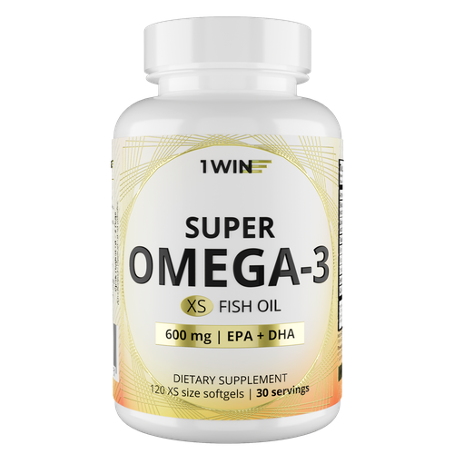  3    600 , 1WIN Super Omega-3 XS, 120    , -, 