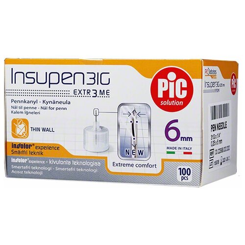   - Pic solution insupen, 6  x 0.25 , : 31G, 100 .   , -, 