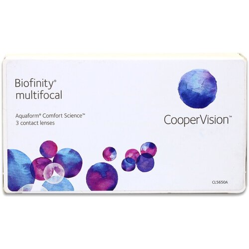 ���������� ���������� ����� �� ����� CooperVision Biofinity Multifocal, 3 ��., R 8,6, D -3,75, 1 ��.