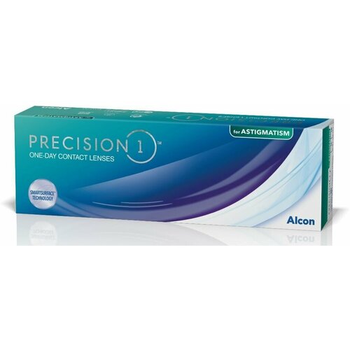 ���������� ����������� ���������� ����� Alcon Precision 1 for Astigmatism., 30 ��., R 8,5, D -1,25,�CYL:�-0,75,�A�:�90, 1 ��.