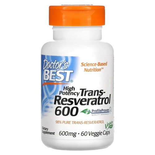 ���������� ������� Doctor's Best High Potency Trans-Resveratrol 600 ��, 70 �, 60 ��.