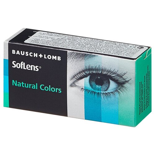   Bausch & Lomb SofLens Natural Colors, 2 ., R 8,7, D -6, Emerald   , -, 