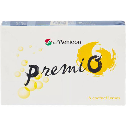 ���������� ���������� ����� Menicon Premio, 12 ��., R 8,6, D -1,75, 2 ��.