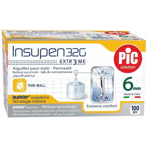   - Pic solution insupen, 6  x 0.23 , : 32G, 100 .   , -, 