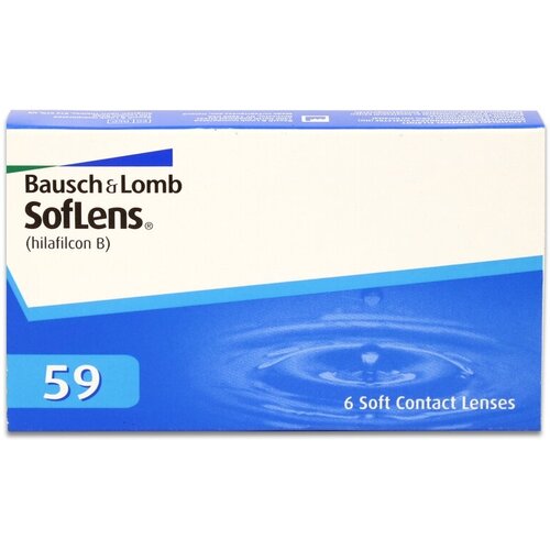   Bausch & Lomb SofLens 59, 6 ., R 8,6, D +6   , -, 