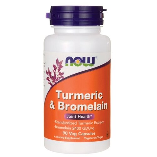  NOW Turmeric & Bromelain, 100 , 90 .   , -, 