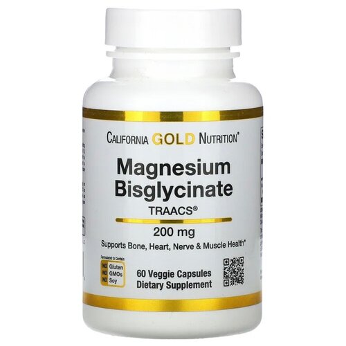 California Gold Nutrition Magnesium Bisglycinate ( ) 60    , -, 