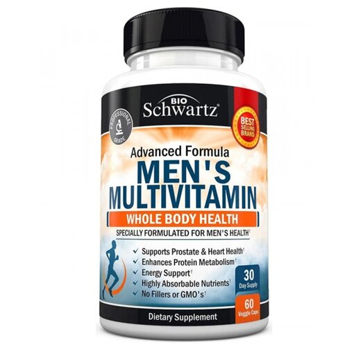 ���������� ������� BioSchwartz Men's Multivitamin, 150 �, 60 ��.