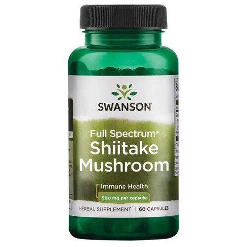 Swanson Shiitake Mushroom 500 mg Full Spectrum (  500 ) 60  (Swanson)   , -, 