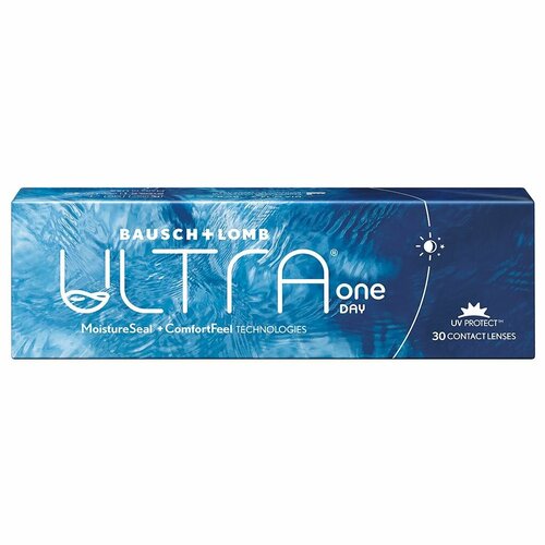 ���������� ����������� ���������� ����� BAUSCH+LOMB Ultra One Day, 30 ��., R 8,6, D -4,5, 1 ��.