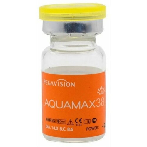 ���������� ���������� ����� Pegavision Aquamax 38, 1 ��., R 8,6, D -2, 1 ��.