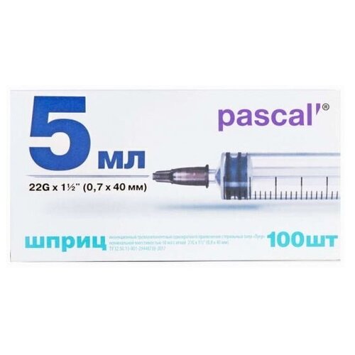  Pascal' , 40  x 0.7 , : 22G, 5 , 100 .   , -, 