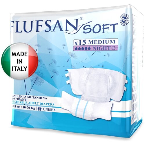 Flufsan Soft Supernight /    -   , M, 15 .   , -, 