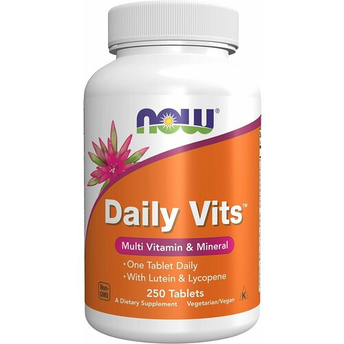 ���������� NOW Daily Vits Multi Vitamin & Mineral 250 tablets (���������-����������� ��������)