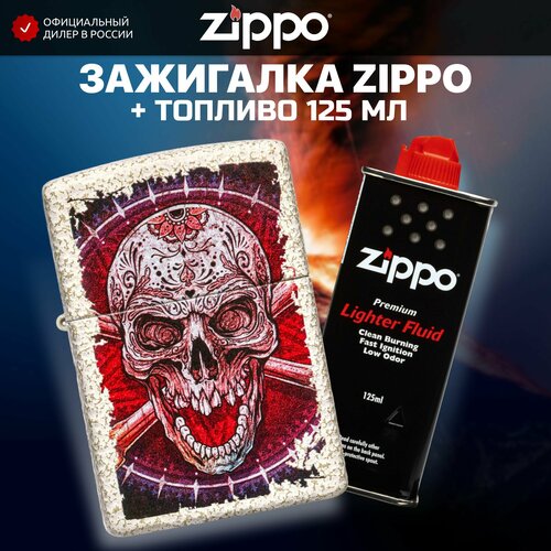   ZIPPO 49410 Skull +     125    , -, 