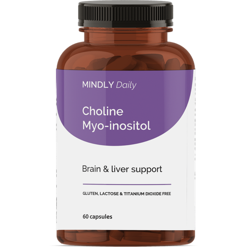 MINDLY Daily +- 250+250/Choline Myo-inositol   838  60    , -, 