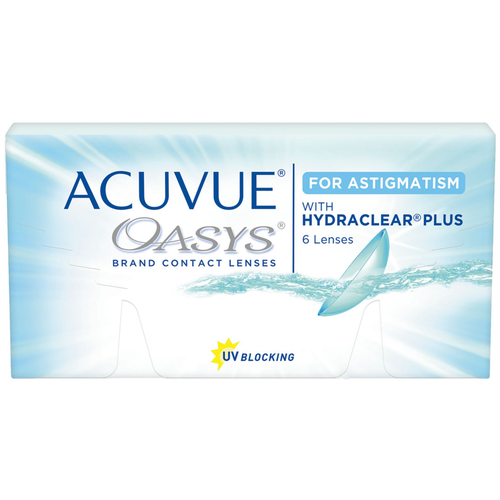   ACUVUE OASYS For Astigmatism with Hydraclear Plus, 6 ., R 8,6, D +5,25,CYL:-1,25,A:120   , -, 