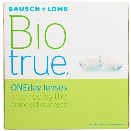   Bausch & Lomb Biotrue ONEday, 90 ., R 8,6, D -3, 1 .   , -, 