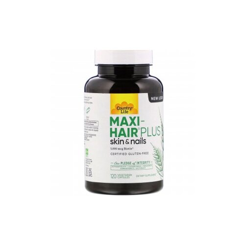 Maxi Hair Plus 5,000 mcg Biotin 120     , -, 