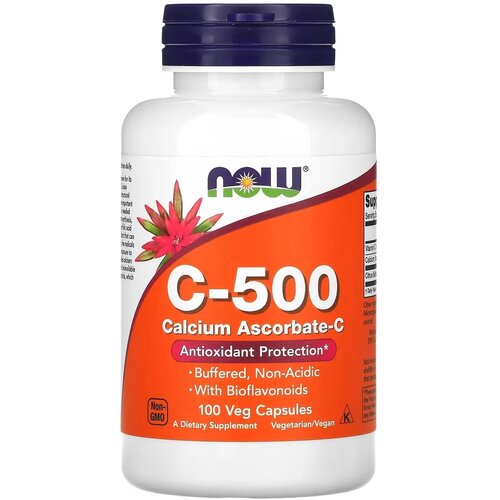  NOW C-500 Calcium Ascorbate- ., 100 , 100 .   , -, 