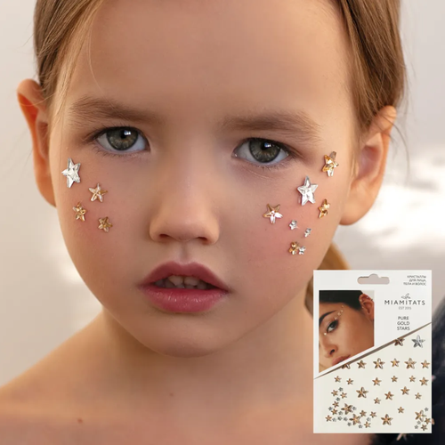 ���������� MIAMITATS ��������� ��� ����, ����� � ���� Pure gold stars, 9 ��, 1 ��, ������������