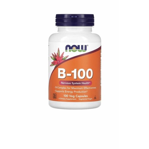 B-100        NOW B-100 B-Complex for Maximum Effectiveness 100    , -, 