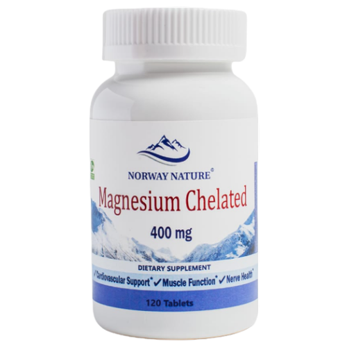  Norway Nature Magnesium Chelated, 400 , 120 .   , -, 