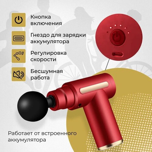 ���������� ������������� �������� ��� ���� ������������� VIRG Mini Massage Gun, �������