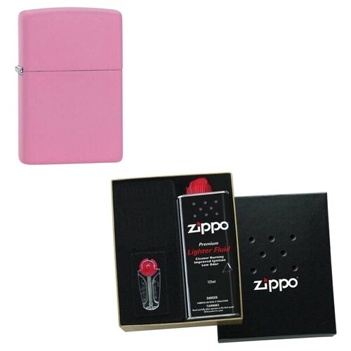 ���������� Zippo ��������� ���������� � �������� � �������� � ���������� ������ Pink Matte 3 ��. 1 ��. 125 �� 530 �