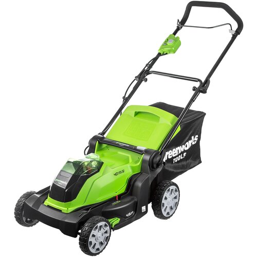 ���������� �������������� ������������� Greenworks G40LM41 (��� ��� � ��), 4����, ��� ���, 41 ��, �������/������