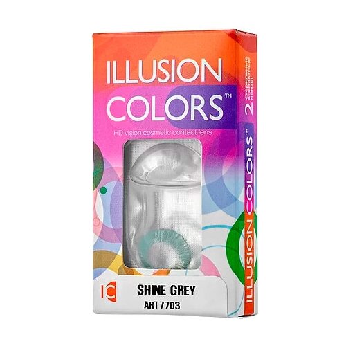   ILLUSION Colors Shine, 2 ., R 8,6, D 0, grey   , -, 