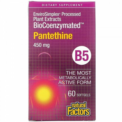 Natural Factors, BioCoenzymated, B5, , 450 , 60    , -, 