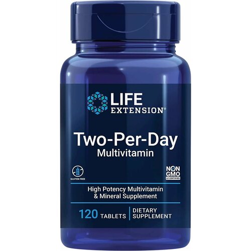 LIFE Extension Two-Per-Day Multivitamin 120 tabs   , -, 