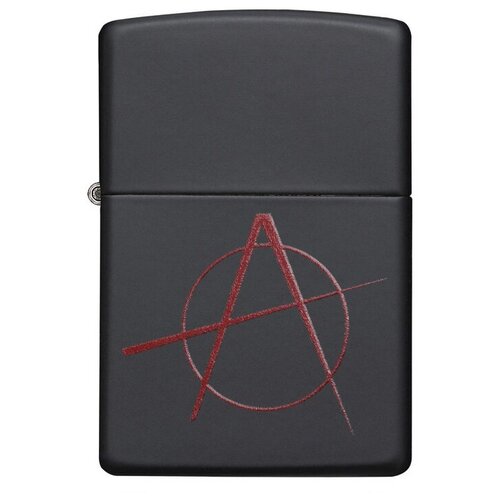    ZIPPO 20842 Anarchy Symbol   Black Matte -     , -, 