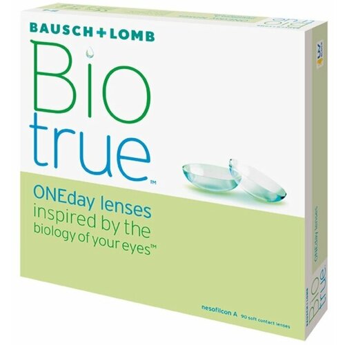   Bausch & Lomb Biotrue ONEday, 90 ., R 8,6, D -2,75, 1 .   , -, 