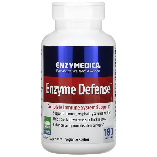 ���������� ������� Enzymedica Enzyme Defense, 140 �, 140 ��, 180 ��.