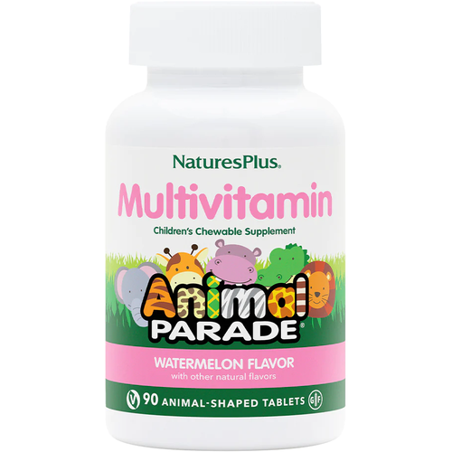 NaturesPlus Source of Life Animal Parade Children's Chewable Multi-Vitamin & Mineral Supplement  90       , -, 