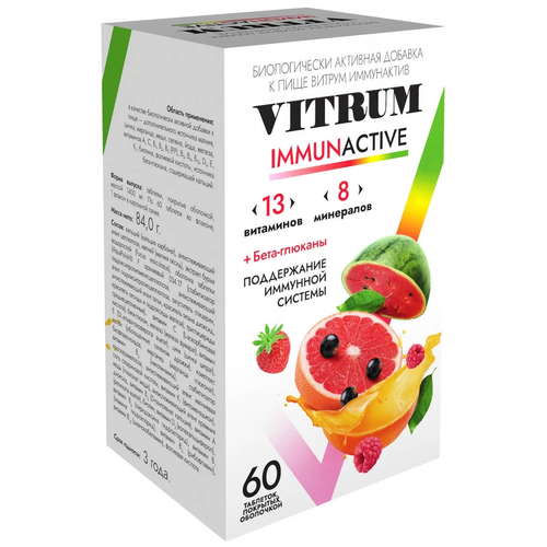 VITRUM IMMUNACTIVE . \, 1.4 , 60 .   , -, 