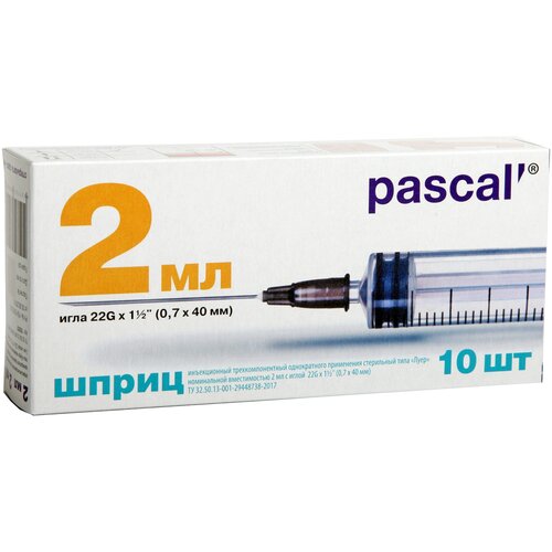  Pascal' , 40  x 0.7 , : 22G, 10 .   , -, 