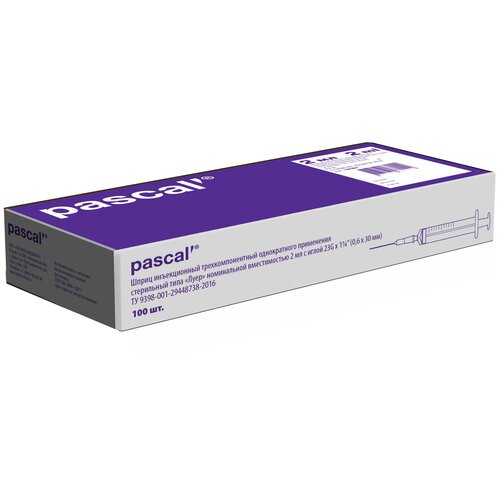���������� ����� Pascal' ����������������, 30 �� x 0.6 ��, ������: 23G, 2 ��, 100 ��.