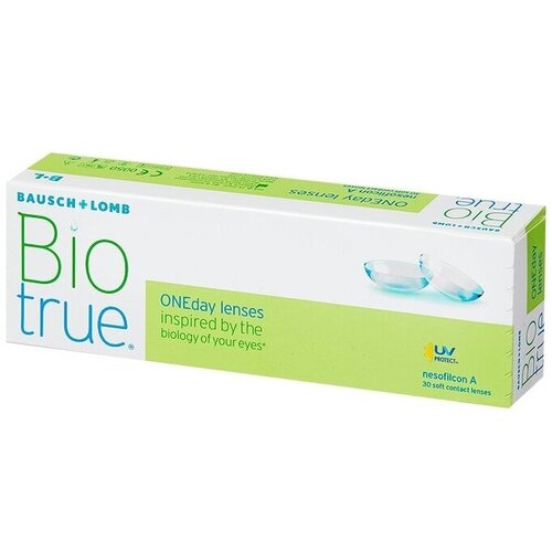   Bausch & Lomb Biotrue ONEday, 30 ., R 8,6, D -2,5, 1 .   , -, 