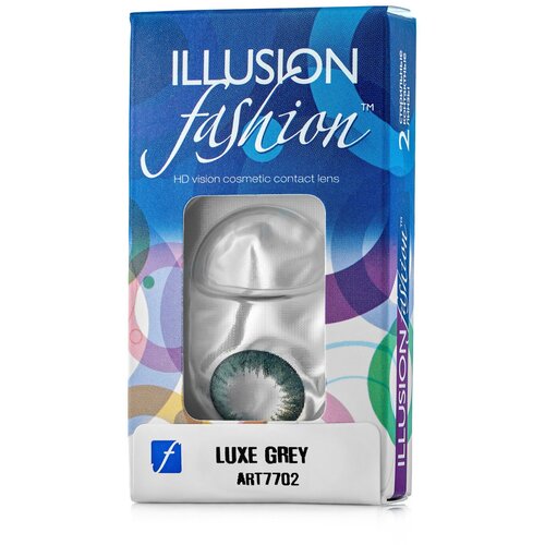   ILLUSION Fashion Luxe, 2 ., R 8,6, D -0,5, grey   , -, 