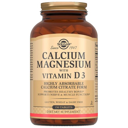 Solgar Calcium Magnesium with Vitamin D3 ., 200 , 150 .   , -, 